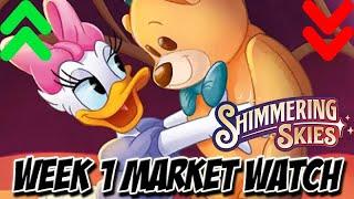 SHIMMERING SKIES MARKET WATCH - WEEK 1 PRICES META CARDS SPIKING - Disney Lorcana