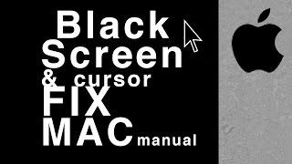 Black Screen with active cursor stuck How To Fix Mac