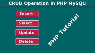 CRUD Operation in PHP MySQLi | Select Insert Update/Edit Delete in PHP MySQLi | E-CODEC