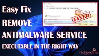 HOW TO REMOVE ANTIMALWARE SERVICE EXECUTABLE IN THE RIGHT WAY | 2024