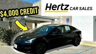 I Went To Buy a $15,000 Tesla Model 3 from HERTZ: Here's What Happened