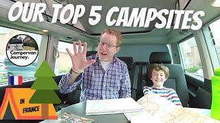 TOP 5 FRENCH CAMPSITES - We Countdown our top five French campsites