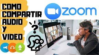 SOLUCION  NO SE ESCUCHA EL AUDIO EN ZOOM AL COMPARTIR  [CÓMO PONER VIDEOS CON AUDIO EN ZOOM]  