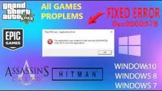 How to FIX ERROR 0xc00007b for PC(all games,software   FIXED 100%)