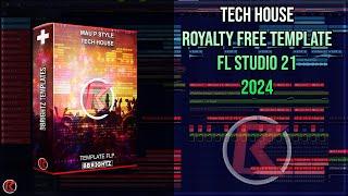 Tech House Template | Royalty Free FL Studio 21 Template | 2024