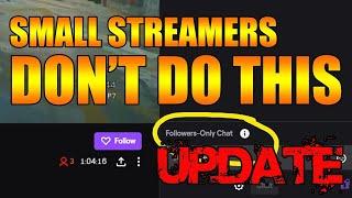 Follower Only Chat - Turn it Off - Here's How - Small Streamers