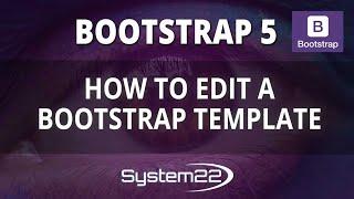 Bootstrap 5 How To Edit A Bootstrap Template 