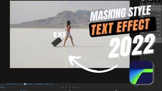 Lumafusion Masking Style Text Effect - 2 MINUTE TUTORIAL!