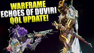 Warframe Echoes Of Duviri Update Info! Community QOL Improvements & Changes! New Incarnon Weapons!