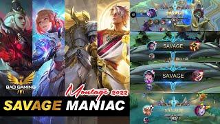 BAO GAMING Montage Gameplay MLBB 2022 | Savage Maniac Moskov Roger Guinevere Lesley Vale