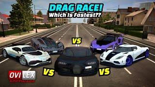 Driving School Sim 2020 DRAG RACE! - HyperCars (Bugatti K'Egg Ferrari Lambo & More) Which To Buy?