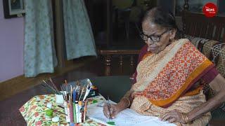 83-year-old in Kerala holds virtual art show to raise funds to build house for a girl