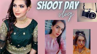 SHOOT DAY || FIRST COLLABORATION SHOOT || NEW EXPERIENCE || MAKEUP TO PACK UP VLOG