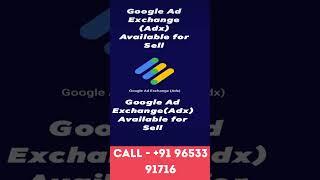 Google Adx Ad Exchange Accounts Available For Sell #shorts