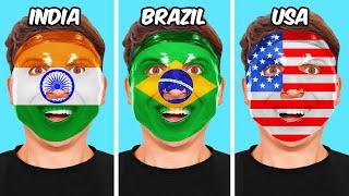 I Made A Face Mask From Every Country