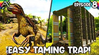 How to Build an EASY ARK Taming Trap! | Let's Play ARK Survival Evolved: The Island | Episode 8