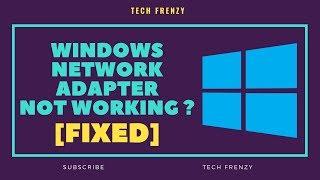 How to fix network adapter Windows 10 ? |  [Quick fix]