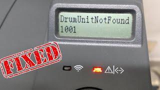 Fix Drum unit not found 1001 of Pantum p3010dw Printer