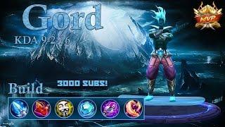 Mobile Legends: Gord MVP, still very strong after the patch! [3000 subs!]