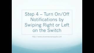 How to Turn On or Off Push Notifications iPhone HD