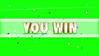Wii Sports "You Win" HD Green Screen