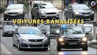 Voitures de Police Banalisées [Paris] Unmarked Police Cars responding