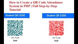 How to Build a QR Code Attendance System in PHP - Full Tutorial