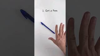 Can You Repeat This EASY Pen Trick in Less than 100 Tries?  #shorts