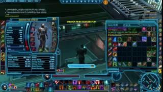 How does it look like when you use the Artifact Authorization on your character SWTOR.