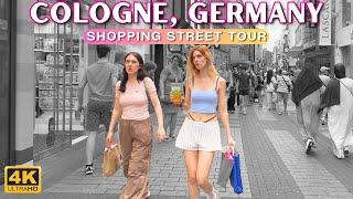 Cologne Germany Shopping  4k Walk Tour [2023]