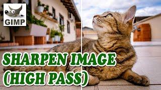 Sharpen Image in GIMP 2 10 (High Pass Filter)