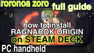 how to play RAGNAROK ORIGIN on STEAM DECK PC HANDHELD CONSOLE Full guide