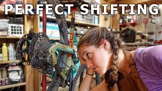 How to adjust your derailleur for perfect shifting (indexing your derailleur) | Syd Fixes Bikes