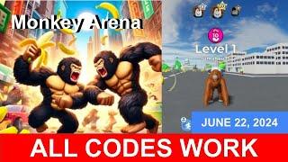 *All CODES WORK* Monkey Arena ROBLOX, June 22, 2024