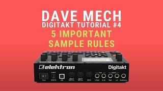 5 Important Sample Rules || Digitakt Tutorial #4