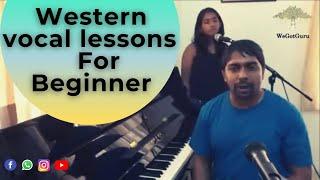 Western Vocal Lessons For Beginners | Tutorial by Arnab | WeGotGuru | Learn Music Online