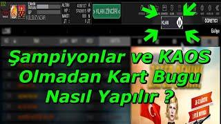 Wolfteam Kaos ve Şampiyonlar Olmadan Kart Bugu Nasıl Yapılır ?