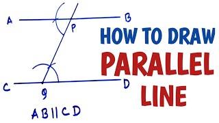 How to draw parallel line.