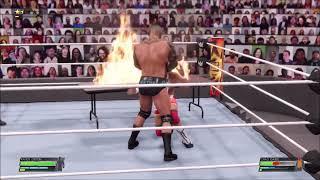 WWE 2K22 - How To Set A Table On Fire