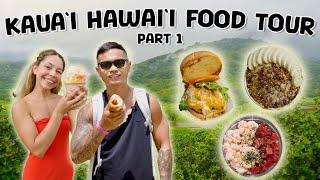 WHAT TO EAT IN KAUAI |  Hawaii Food Tour & Travel in 2024 Vlog