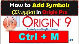 Origin Pro: How To Add Symbols In Origin