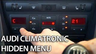 How to enter hidden menu in Climatronic Audi A6 C5 (diagnostic mode, DTC)