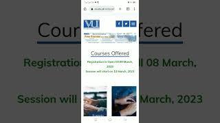 VU Free Courses #shorts #youtubeshorts #freevucourses