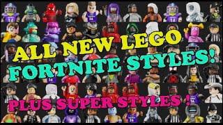 ALL New LEGO Skins, SUPER STYLES, & LEAKS !? ( Fortnite Update V30.10 )