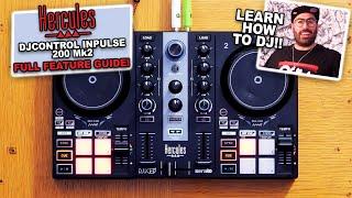 Learn how to DJ on the Hercules DJControl Inpulse 200 Mk2! Full review & feature guide! #TheRatcave