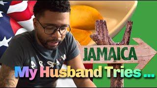 My American Husband Try Jamaican Food (Bammy)