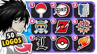 GUESS 50 ANIME LOGOS  How many Can you Guess? Test your Otaku Level 