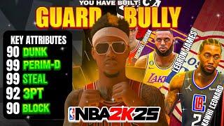 99 STEAL + 92 3PT + 90 DUNK LOCKDOWN BUILD CAN DO EVERYTHING! BEST POINT GUARD BUILD IN NBA2K25!!!