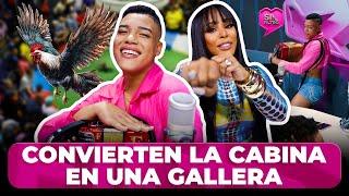 LA FIERA TÍPICA Y CANDY FLOW CONVIERTEN LA CABINA EN UNA GALLERA CON MAMÁ MELA