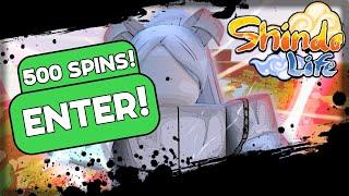 [500 SPIN CODES!] ALL WORKING SPIN CODES! | Shindo Life | Shindo Life Codes!